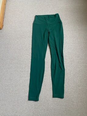 High-Waist Green Leggings